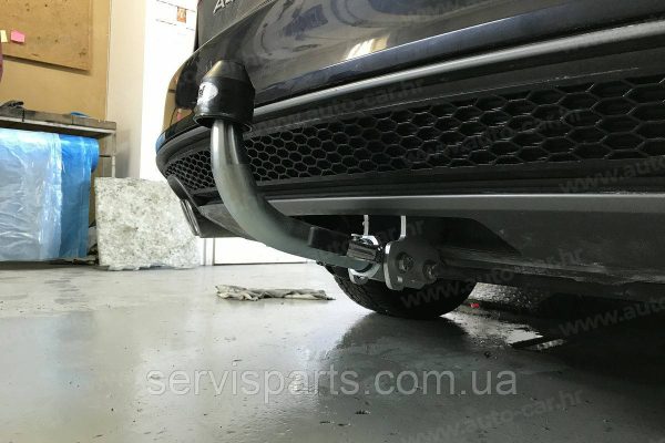 Оцинкований фаркоп Audi A4/A5 B8 2007-2015 седан, универсал (Ауді A4) Швидкознімний автомат на ручці