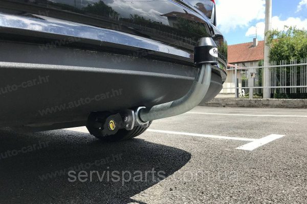 Оцинкований фаркоп Audi A4/A5 B8 2007-2015 седан, универсал (Ауді A4) Швидкознімний автомат на ручці - Зображення 4