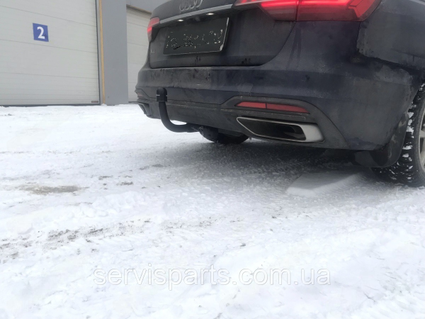 Шидкознімний фаркоп Audi A4 B9 2015- на ключах (Quattro, крім S-line) - Зображення 10