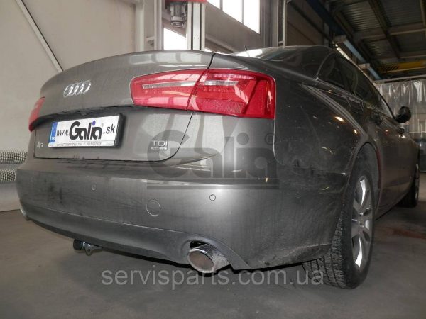 Оцинкований фаркоп Audi A6 C7 2011-2018 седан универсал Швидкознімний автомат на ручці - Зображення 2