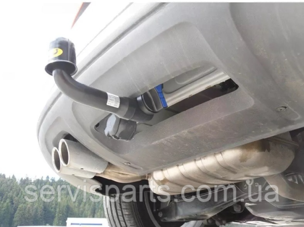 Польський фаркоп Audi Q3 2011-2019 (8UB, 8UG) Швидкоз'ємний автомат на ручці