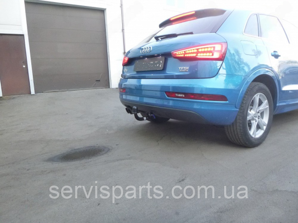 Польський фаркоп Audi Q3 2011-2019 (8UB, 8UG) Швидкоз'ємний автомат на ручці - Зображення 9