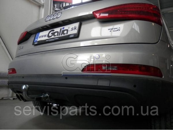 Швидкознімний фаркоп Audi Q3 2011-2019 (Ауді Q3) автомат на ручці - Зображення 2