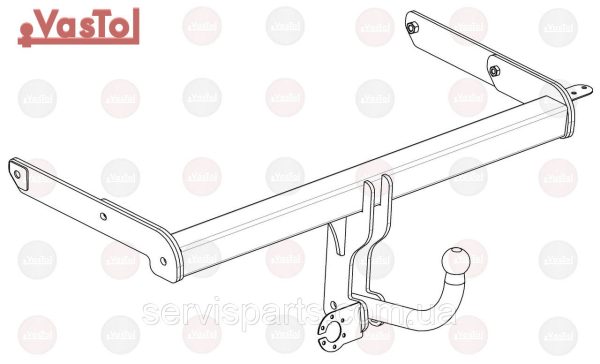 Знімний гак фаркоп на Volkswagen ID.6 2021- - Зображення 2