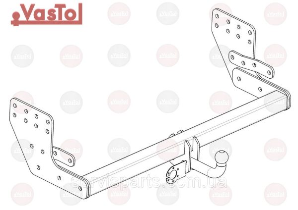 Фаркоп Mitsubishi L200 2015-2019 - Зображення 7