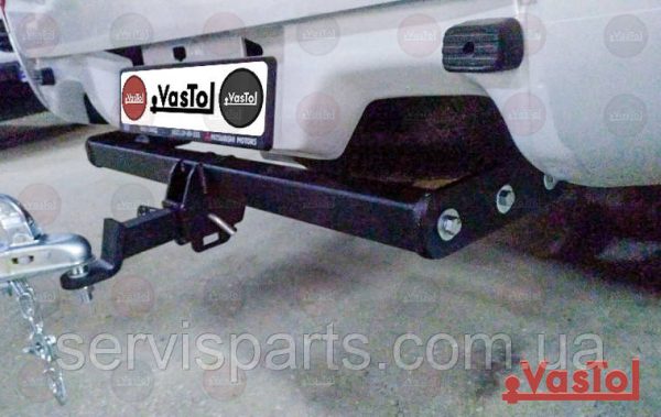 Фаркоп Mitsubishi L200 2015-2019 Американська вставка під квадрат - Зображення 2