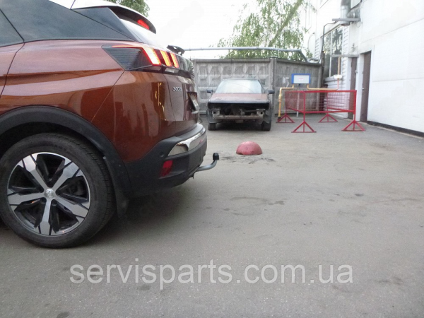 Оцинкований фаркоп Peugeot 3008 2016- (Пежо 3008) - Зображення 3