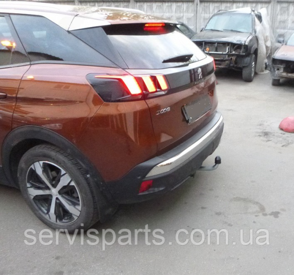 Оцинкований фаркоп Peugeot 3008 2016- (Пежо 3008)