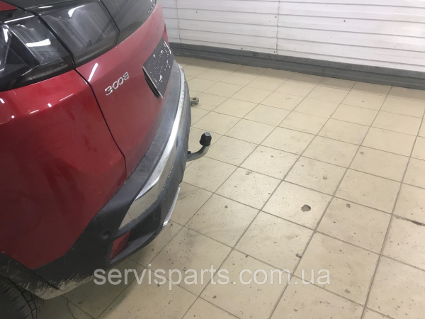 Швидкознімний фаркоп Peugeot 3008 2016- (вкл. GT, крім Hybrid) автомат на ручці - Зображення 4