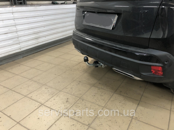 Швидкознімний фаркоп Peugeot 3008 2016- (вкл. GT, крім Hybrid) автомат на ручці - Зображення 2