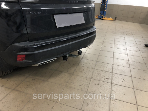 Швидкознімний фаркоп Peugeot 3008 2016- (вкл. GT, крім Hybrid) автомат на ручці - Зображення 7