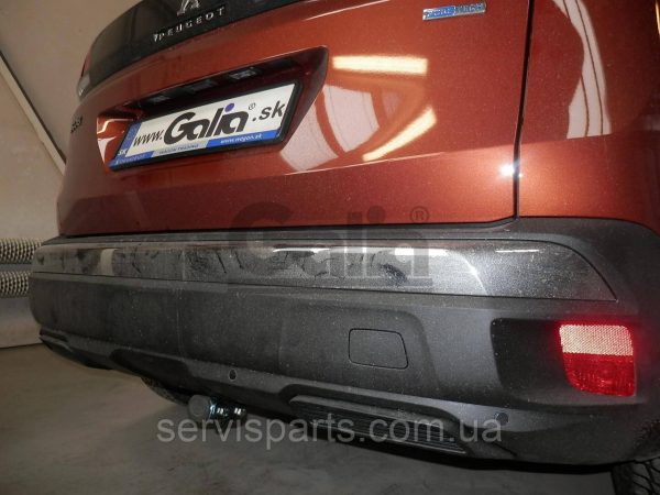 Швидкознімний фаркоп Peugeot 3008 2016- (вкл. GT, крім Hybrid) автомат на ручці