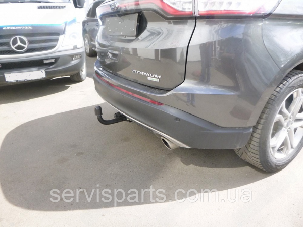 Польський фаркоп Ford Edge 2015- (Форд Едж) без підрізу бампера - Зображення 4