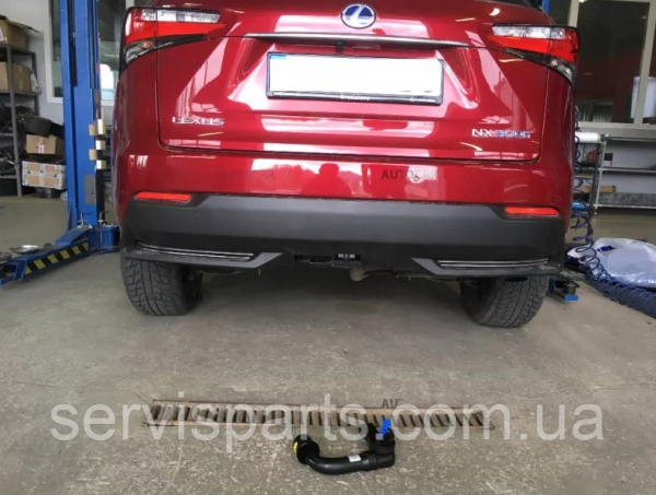Швидкоз'ємний фаркоп Lexus NX 2014-2021 на ключах