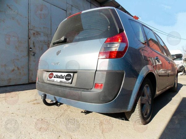 Фаркоп знімний гак Renault Grand Scenic II 2003-2009 (Рено Гранд Сценік 2) без підрізу бампера