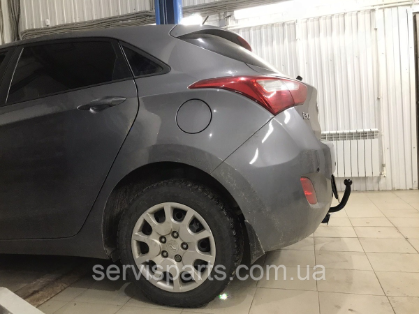 Польський фаркоп на Hyundai I30 hatchback 2012-2018 без підрізання бампера - Зображення 3