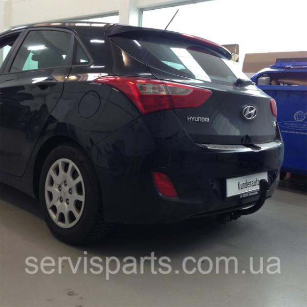 Польський фаркоп на Hyundai I30 hatchback 2012-2018 без підрізання бампера - Зображення 6