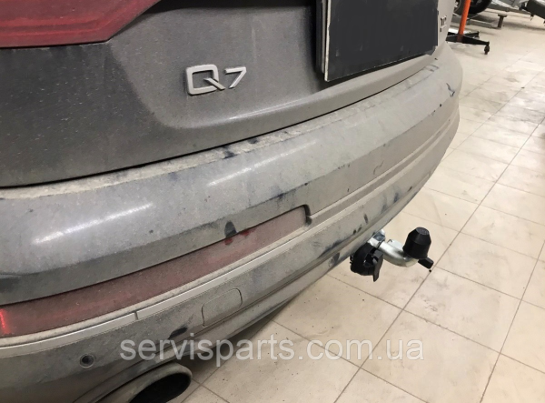 Швидкоз'ємний фаркоп Audi Q7 2006-2015 (Ауді Q7) автомат на ручці - Зображення 7