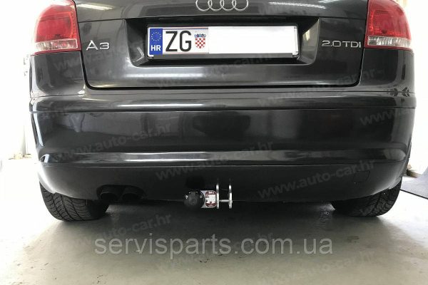 Оцинкований фаркоп Audi A3 2003-2012 (Ауді A3 8P) тільки 3 двері - Зображення 4