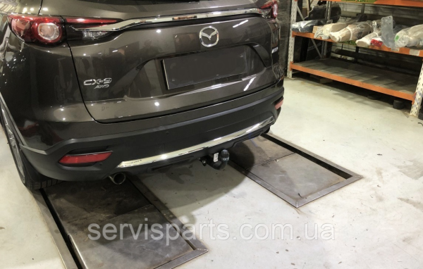 Польський фаркоп Mazda CX9 II 2017 - без підрізу бампера - Зображення 3