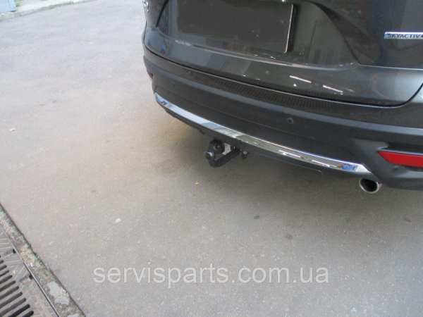 Польський фаркоп Mazda CX9 II 2017 - без підрізу бампера - Зображення 5