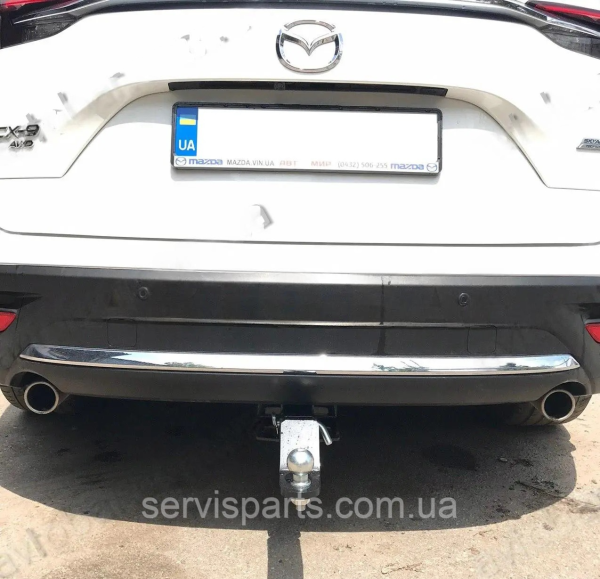 Швидкознімний фаркоп Mazda CX9 II 2016 під квадратну вставку - Зображення 2