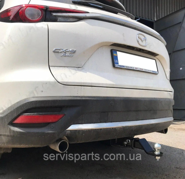 Швидкознімний фаркоп Mazda CX9 II 2016 під квадратну вставку