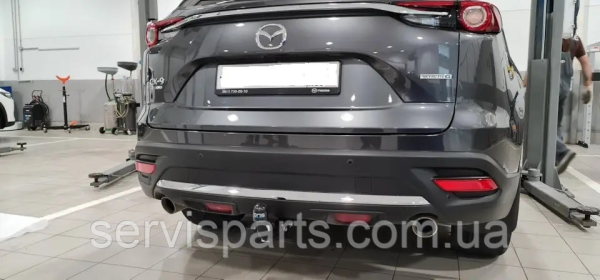 Польський фаркоп Mazda CX9 II 2017 - без підрізу бампера - Зображення 4