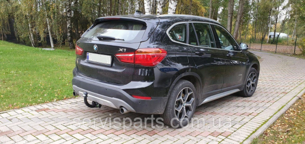 Польський фаркоп на BMW X1 F48 2015-2022 без підрізу бампера