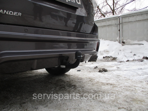 Фаркоп Toyota Highlander 2014-2019 (Тойота Хайлендер XU50) Швидкознімний вертикальний автомат на ключі - Зображення 4