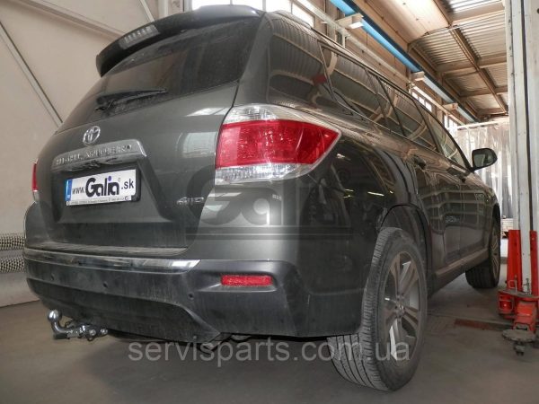 Фаркоп Toyota Highlander 2008-2014 (Тойота Хайлендер XU40) автомат на ручці - Зображення 8