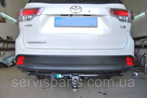 Фаркоп Toyota Highlander 2014-2020 (Тойота Хайлендер XU50) вставка квадратна - Зображення 4