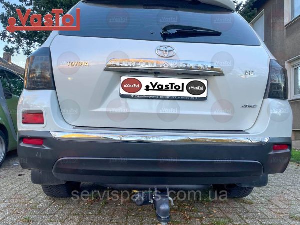 Фаркоп Toyota Highlander 2010-2014 (Тойота Хайлендер XU40) вставка квадратна - Зображення 2
