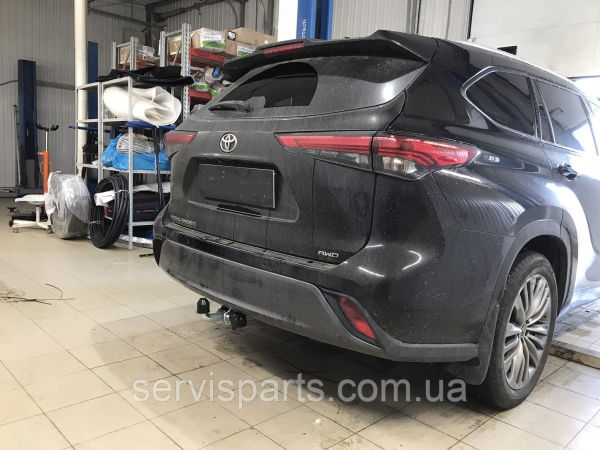 Фаркоп Toyota Highlander 2019- (Тойота Хайлендер XU70) без підрізу бампера. - Зображення 2