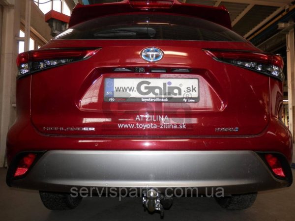 Фаркоп Toyota Highlander 2019- (Тойота Хайлендер XU70) автомат на ручці - Зображення 2