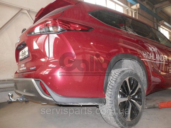 Фаркоп Toyota Highlander 2019- (Тойота Хайлендер XU70) автомат на ручці - Зображення 3