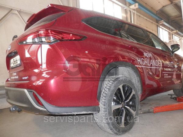 Фаркоп Toyota Highlander 2019- (Тойота Хайлендер XU70) автомат на ручці - Зображення 5