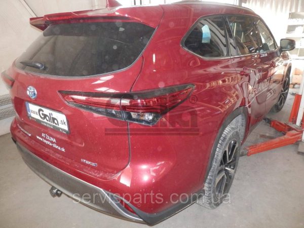 Фаркоп Toyota Highlander 2019- (Тойота Хайлендер XU70) автомат на ручці - Зображення 6