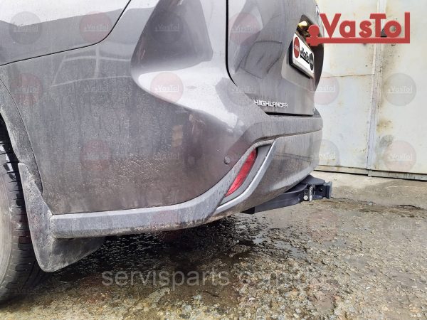 Фаркоп Toyota Highlander 2019- (Тойота Хайлендер XU70) Американська вставка під квадрат - Зображення 7