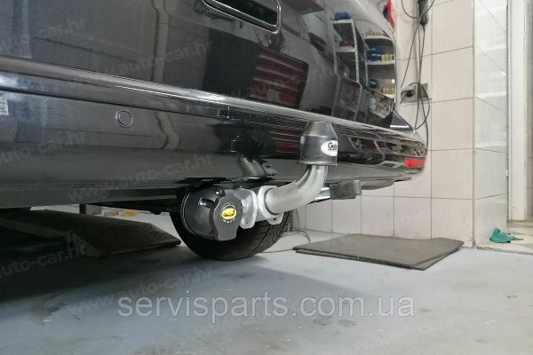 Фаркоп Volkswagen T5 2003-2015 оцинкований швидкоз'ємний на ручці. - Зображення 5