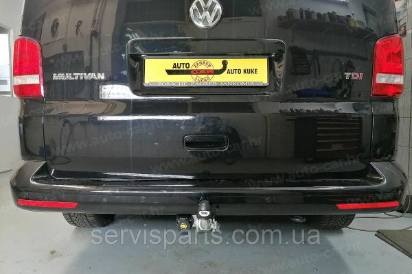 Фаркоп Volkswagen T5 2003-2015 оцинкований швидкоз'ємний на ручці. - Зображення 6
