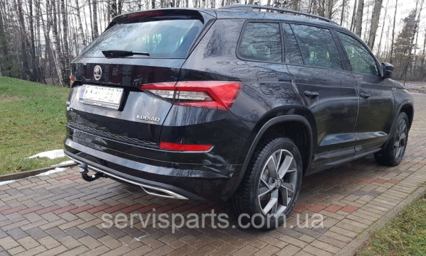 Фаркоп Skoda Kodiaq 2017- (Шкода Кодіак) польський на болтах - Зображення 3