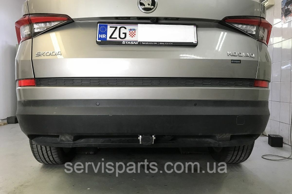 Фаркоп Skoda Kodiaq 2017- (Шкода Кодіак) автомат на ручці - Зображення 7