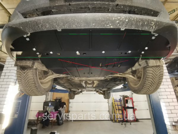 Захист радіатора Ford C-Max 2 Hybrid 2010-2019 (Форд С-Макс Гібрид) - Зображення 4