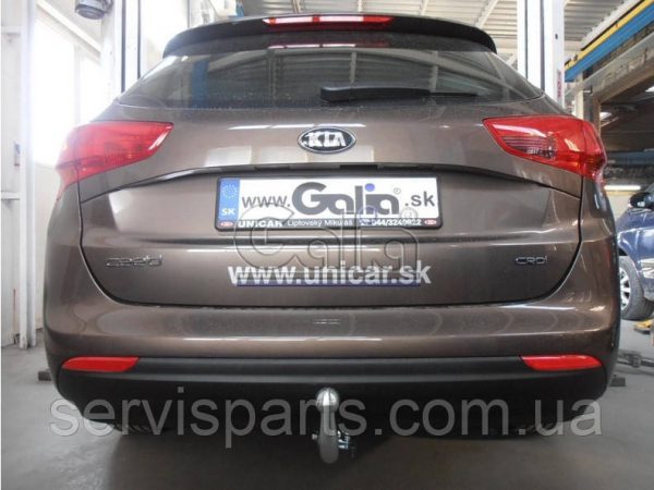 Оцинкований фаркоп на Kia Ceed SW 2012-2018 (Кіа Сід универсал) - Зображення 3