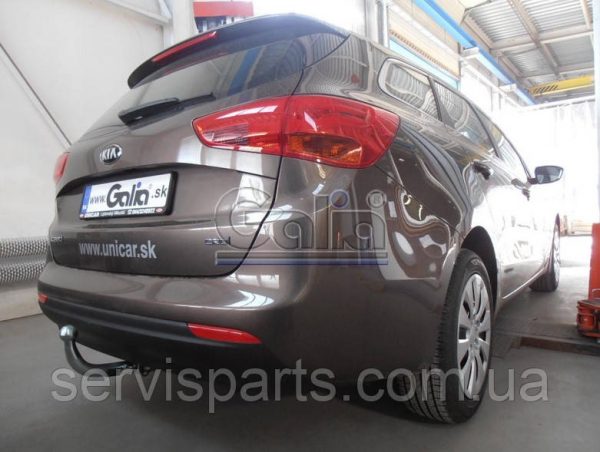 Оцинкований фаркоп на Kia Ceed SW 2012-2018 (Кіа Сід универсал) - Зображення 2
