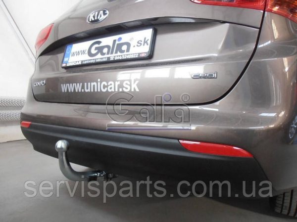 Оцинкований фаркоп на Kia Ceed SW 2012-2018 (Кіа Сід универсал)