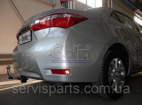 Оцинкований фаркоп на Toyota Corolla E18 2013-2018 - Зображення 3